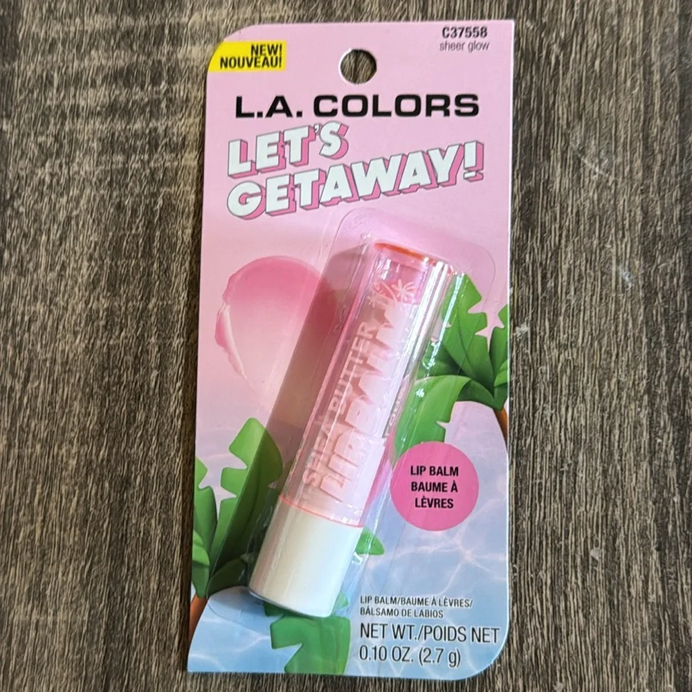 🥰🥰L.A. COLORS Let’s Getaway! Shea Butter Lip Balm Set🥰🥰